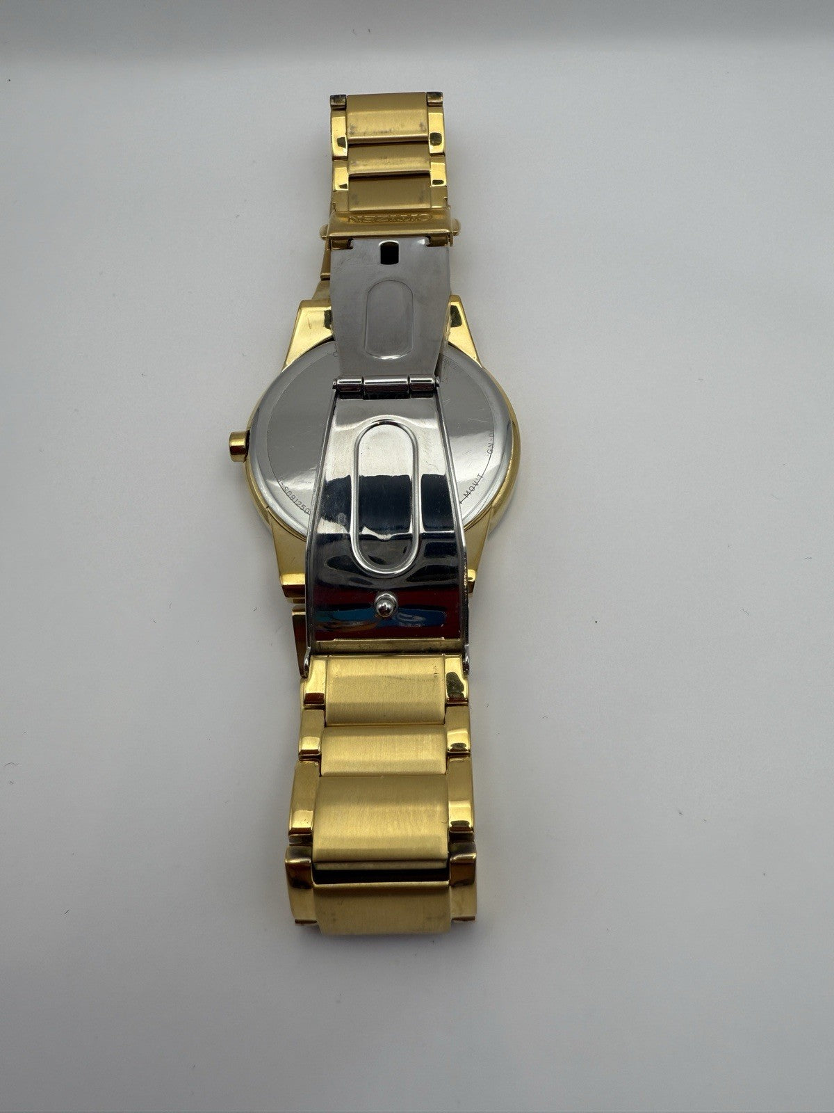 Citizen Eco-Drive Axiom Mens Watch, Stainless Steel - Gold