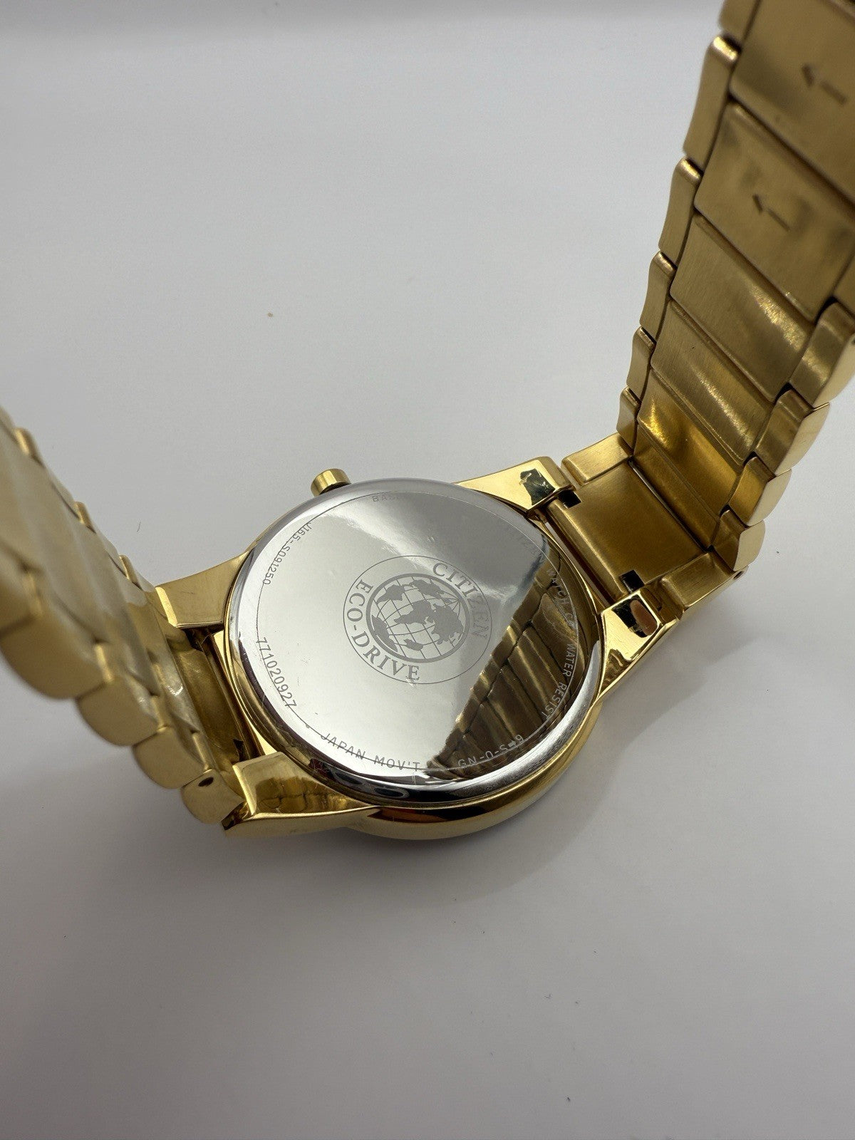 Citizen Eco-Drive Axiom Mens Watch, Stainless Steel - Gold