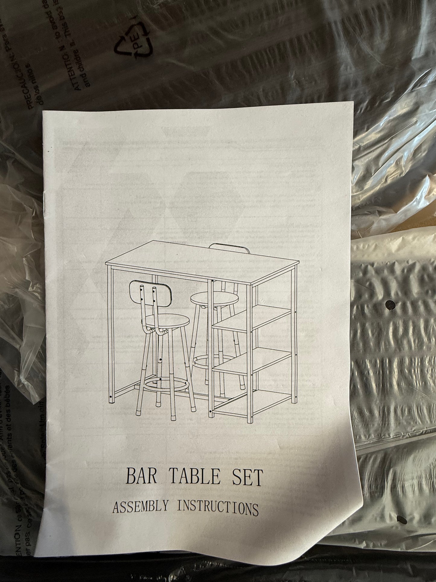 Kitchen Table/Bar Table for 2