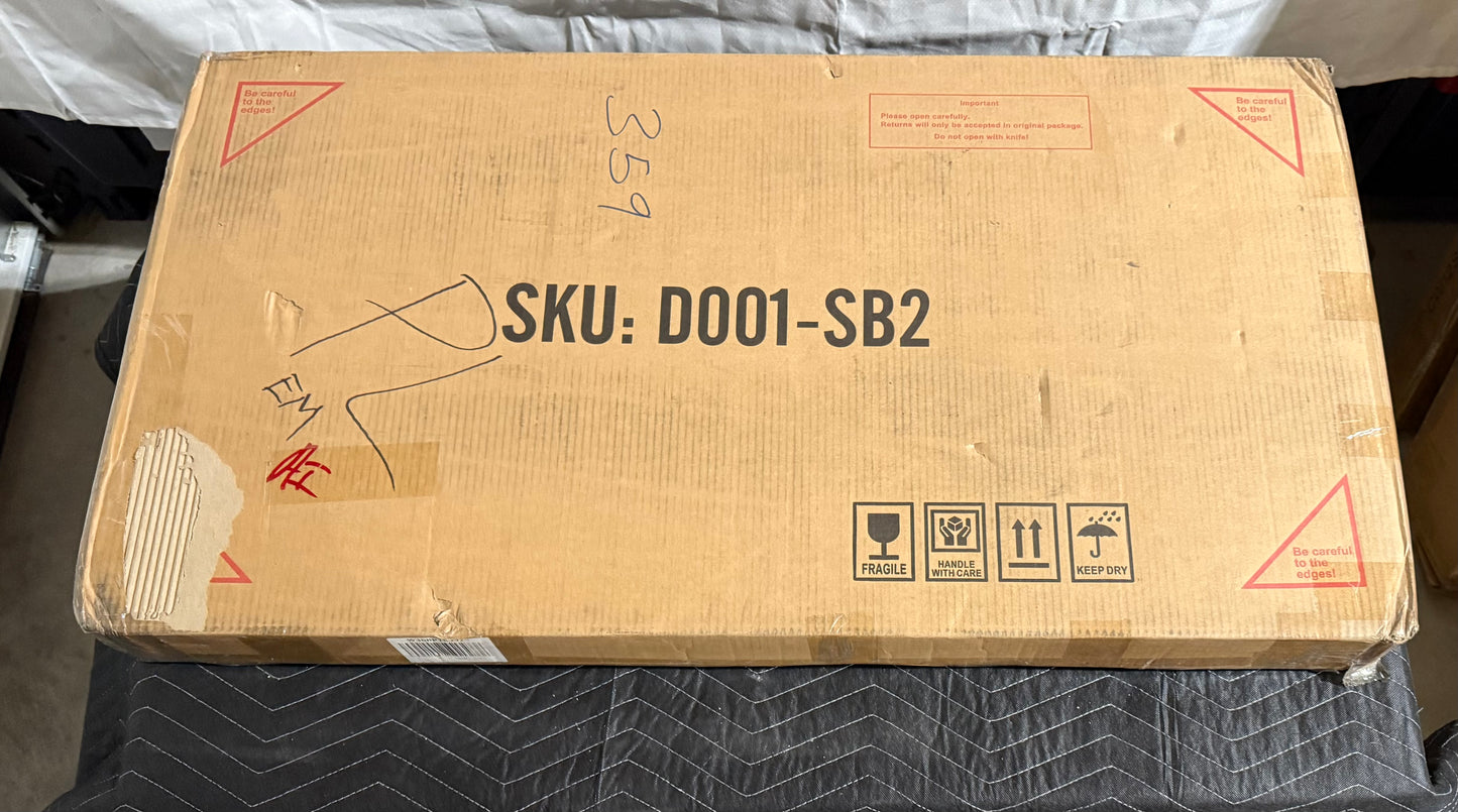 Modern 3-Piece White Marble Look Coffee & End Table Set with Black Metal Frame